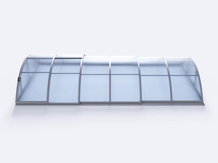 Albixon Pool-Überdachung KLASIK A, Silber