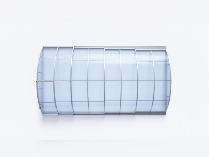 Albixon Pool-Überdachung KLASIK B, Silber