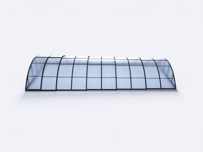 Albixon Pool-Überdachung KLASIK C, Anthrazit