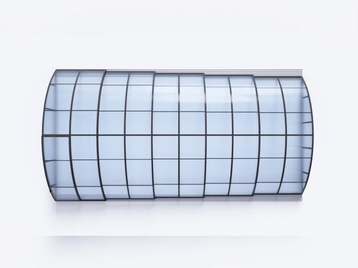 Albixon Pool-Überdachung KLASIK C, Anthrazit