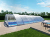 Albixon Pool-Überdachung KLASIK C, Silber