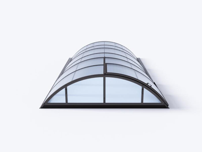 Albixon Pool-Überdachung KLASIK S, Anthrazit