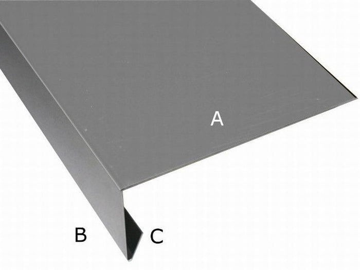 Aluminium Winkelprofil 200 cm für Giebelbretter 3 Stück