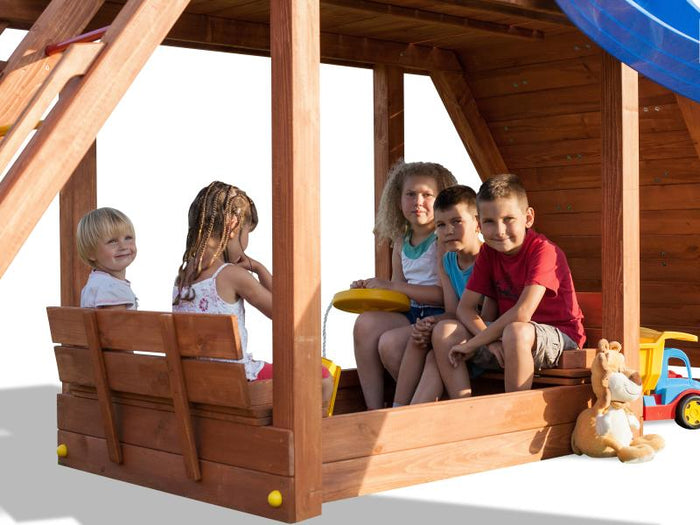 BEACH Module (Sandkasten mit Sitzmöglichkeit, umbaubar zur Abdeckung für MyHouse, Myside, MySpace) /