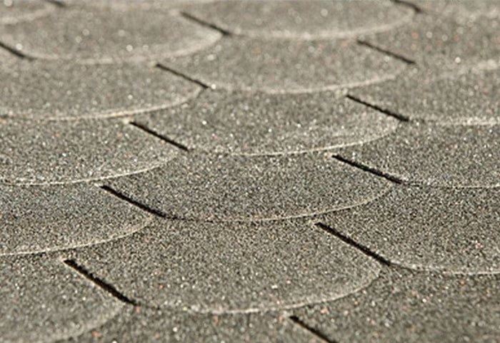 Bitumen-Dachschindeln Biberschwanz anthrazit 1 Paket