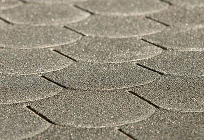 Bitumen-Dachschindeln Biberschwanz anthrazit 5 Pakete