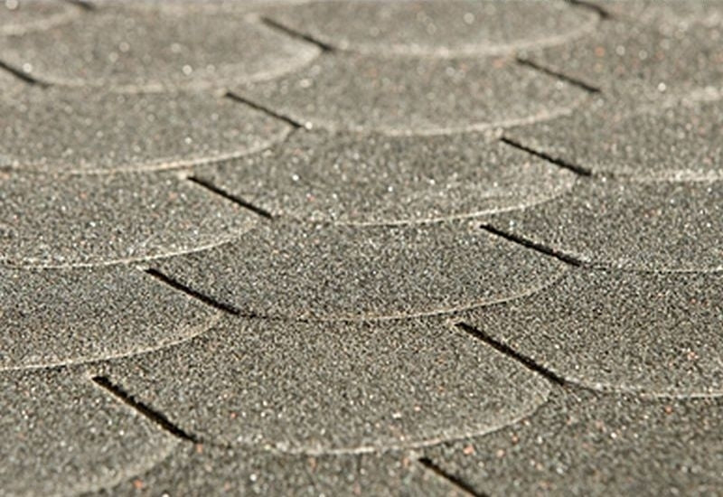 Bitumen-Dachschindeln Biberschwanz anthrazit 14 Pakete