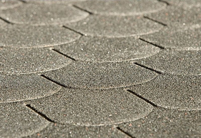 Bitumen-Dachschindeln Biberschwanz anthrazit 1 Paket