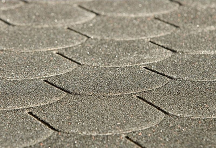 Bitumen-Dachschindeln Biberschwanz anthrazit 10 Pakete