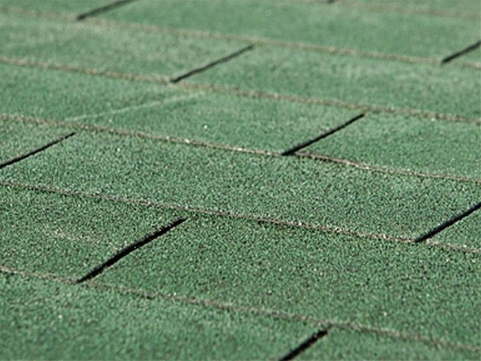 Bitumen-Dachschindeln Rechteck vintage grün 5 Pakete