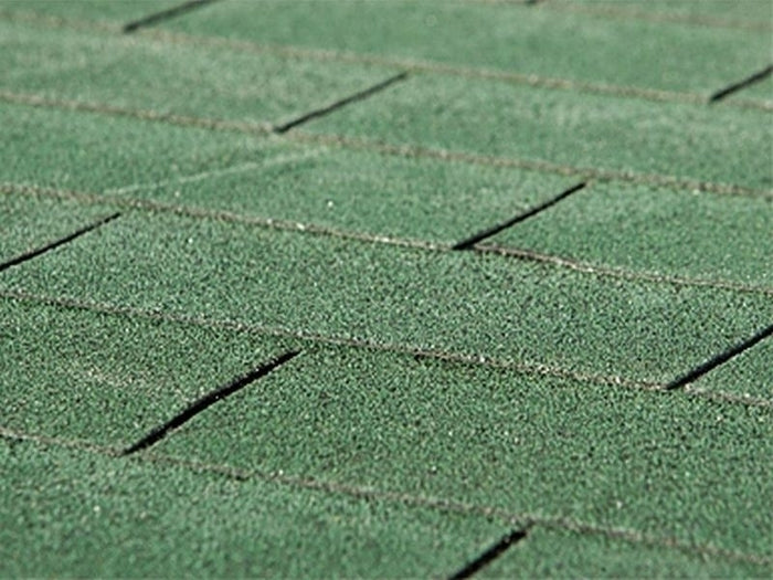 Bitumen-Dachschindeln Rechteck vintage grün 16 Pakete