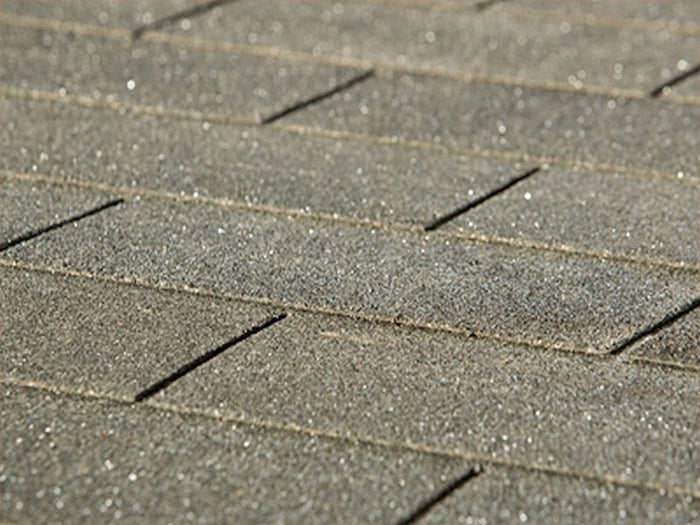 Bitumen-Dachschindeln Rechteck anthrazit 7 Pakete