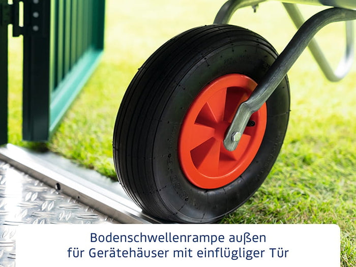 EcoStar Bodenschwellenrampe außen für 1-flg. Tür