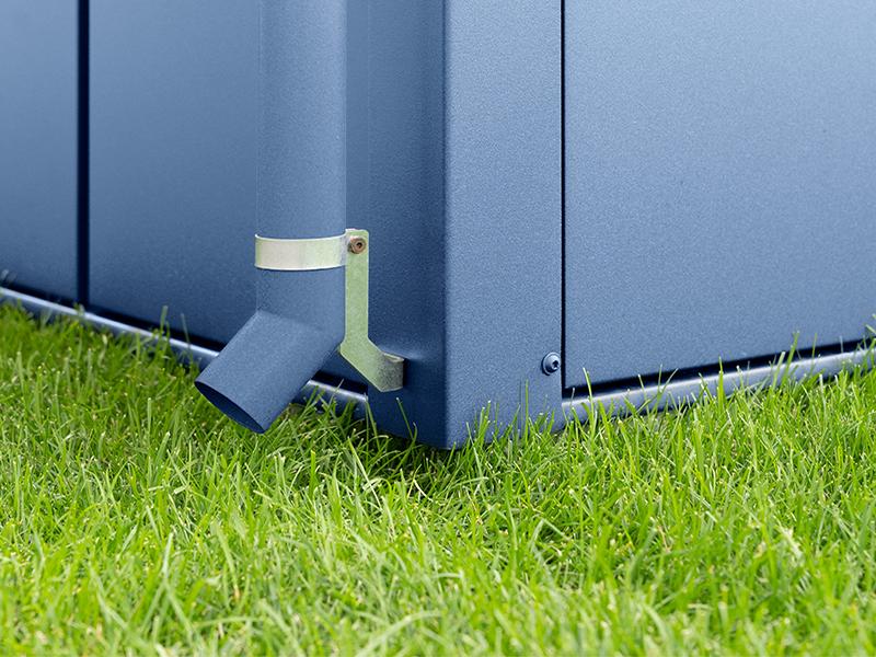 EcoStar Fallrohr,  Taubenblau