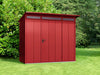 Ecostar Gerätehaus Elegant-P,Typ 1, Purpurrot, 1 flg
