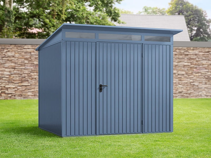 Ecostar Gerätehaus Trend-P,Typ 2, Taubenblau, 1 flg