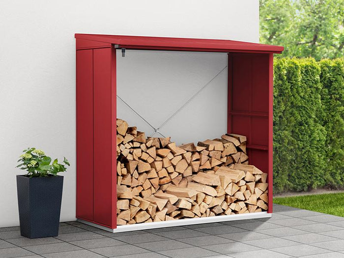 EcoStar Kaminholzregal ,ELEGANT-V,TYP2, Purpurrot