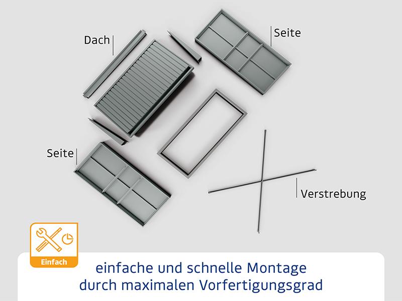 EcoStar Kaminholzregal ,TREND-V,TYP1, Purpurrot