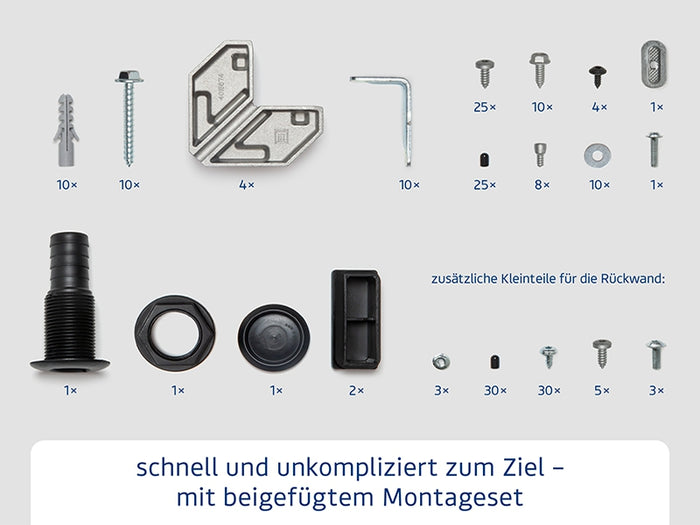 EcoStar Kaminholzregal ,TREND-V,TYP2, Anthrazitgrau