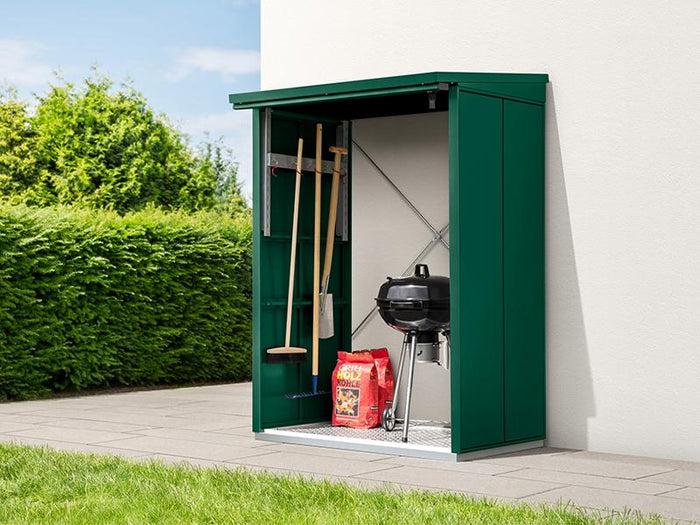 EcoStar Kaminholzregal, ELEGANT-V, TYP1, Moosgrün