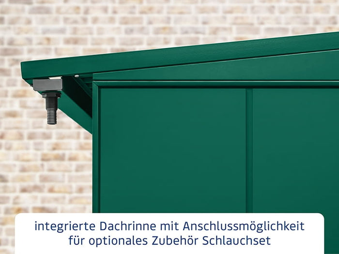 EcoStar Kaminholzregal, ELEGANT-V, TYP1, Moosgrün