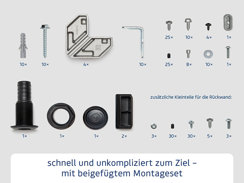 EcoStar Kaminholzregal, ELEGANT-V, TYP1, Anthrazitgrau