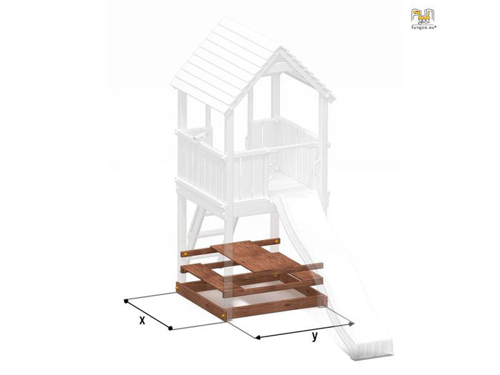 FREE TIME Module (Picknicktisch mit Sitzmöglichkeit) für MyHouse, Myside, MySpace / NADELHOLZ teak i