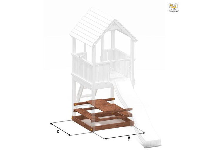 FREE TIME Module (Picknicktisch mit Sitzmöglichkeit) für Fortress & Paradise / NADELHOLZ teak impr.