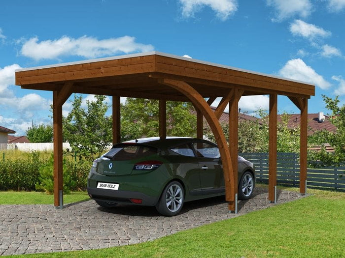 Friesland nussbaum Set 5 mit einem Einfahrtsbogen 314 x 555 cm