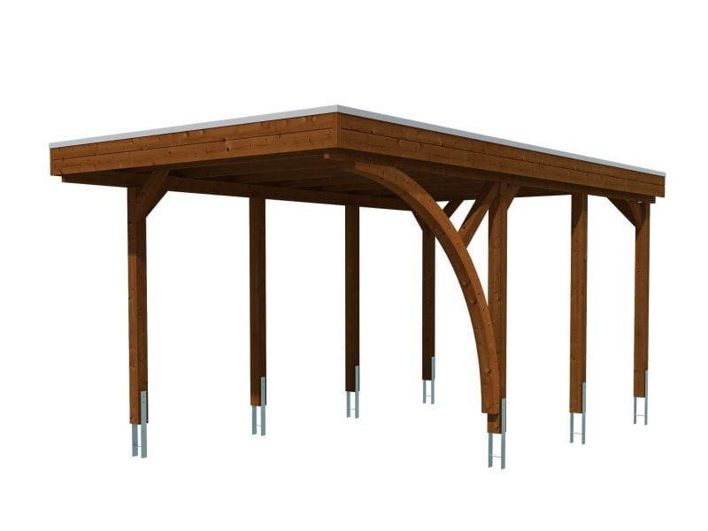 Friesland nussbaum Set 5 mit einem Einfahrtsbogen 314 x 555 cm