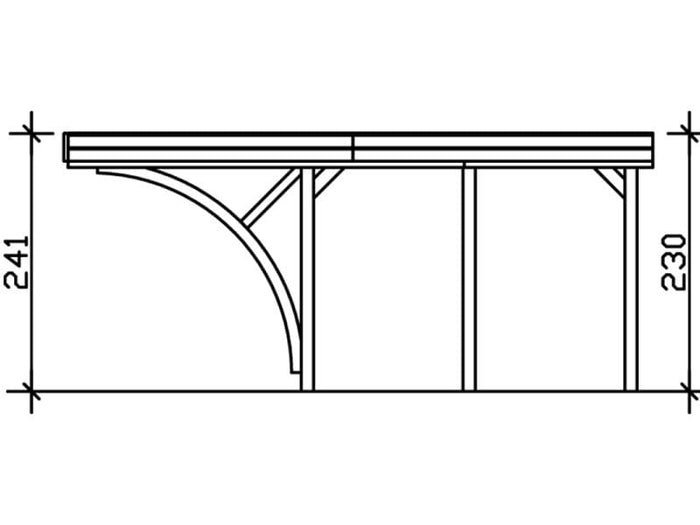 Friesland Set 6 mit zwei Einfahrtsbögen 314 x 555 cm