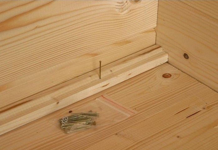 Fußboden inkl. Fundamenthölzer für Lille/Metz B+C/Reims natur