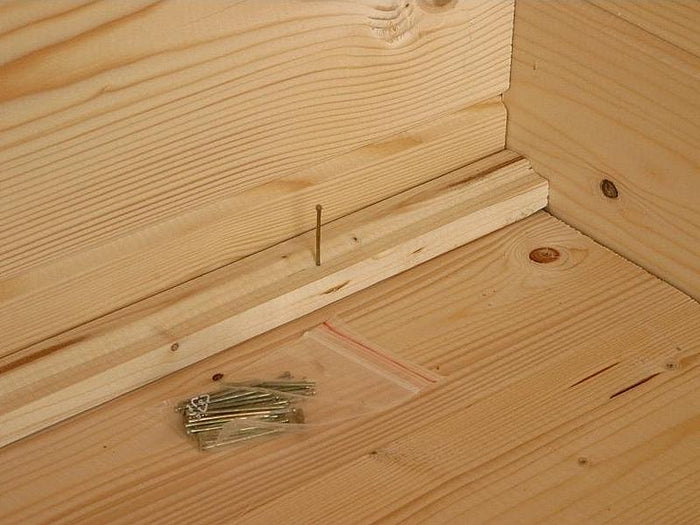 Fußboden inkl. Fundamenthölzer für Venlo Xs natur