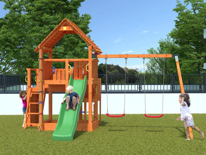 FUNGOO BIG LEADER MOVE RED / NADELHOLZ teak impr.