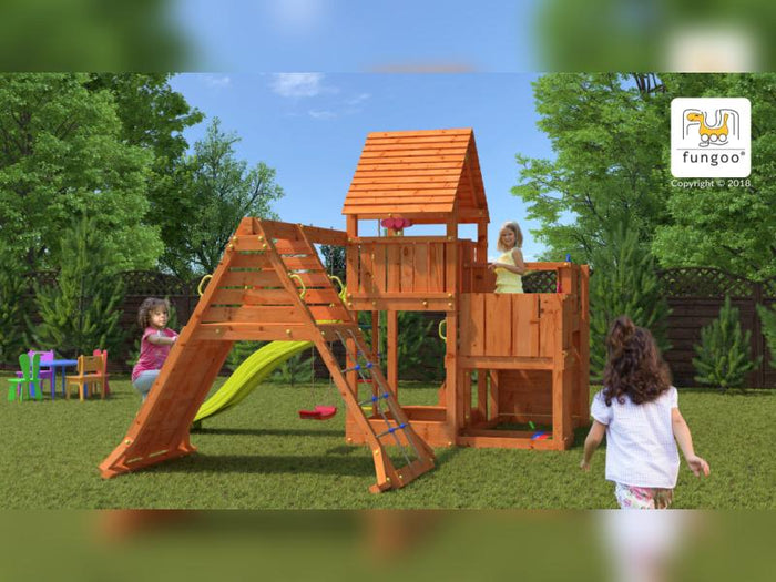 FUNGOO BIG LEADER SPIDER RED / NADELHOLZ teak impr.