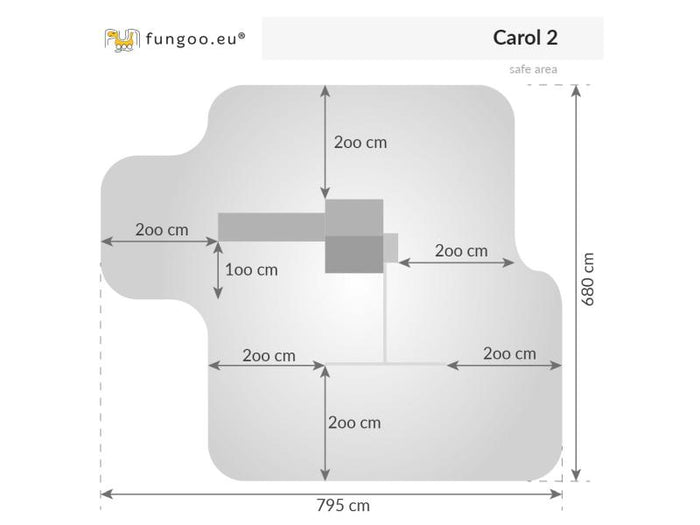 FUNGOO CAROL2 / NADELHOLZ grau&weiss