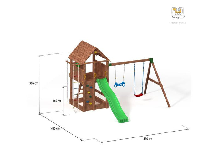 FUNGOO FORTRESS Move+ / NADELHOLZ teak impr.