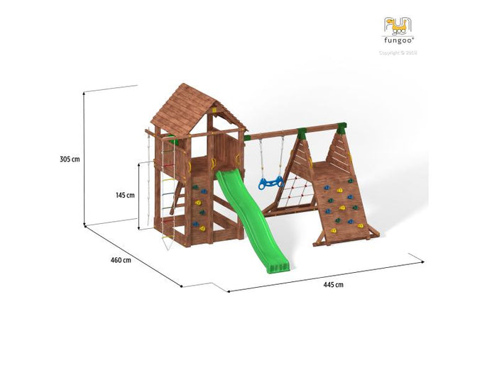 FUNGOO FORTRESS Spider+ / NADELHOLZ teak impr.
