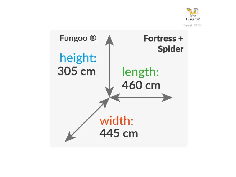 FUNGOO FORTRESS Spider+ / NADELHOLZ teak impr.