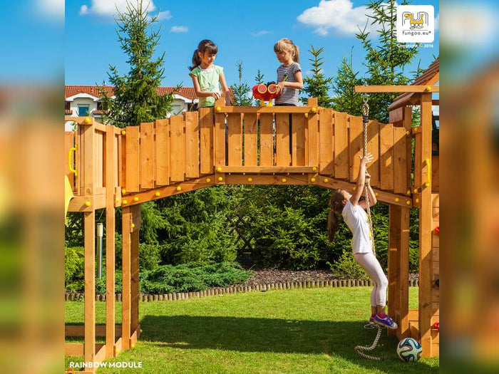 FUNGOO FORTRESS TIPTOP Rainbow / NADELHOLZ teak impr.