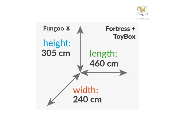 FUNGOO FORTRESS Toybox / NADELHOLZ teak impr.
