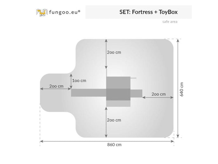 FUNGOO FORTRESS Toybox / NADELHOLZ teak impr.