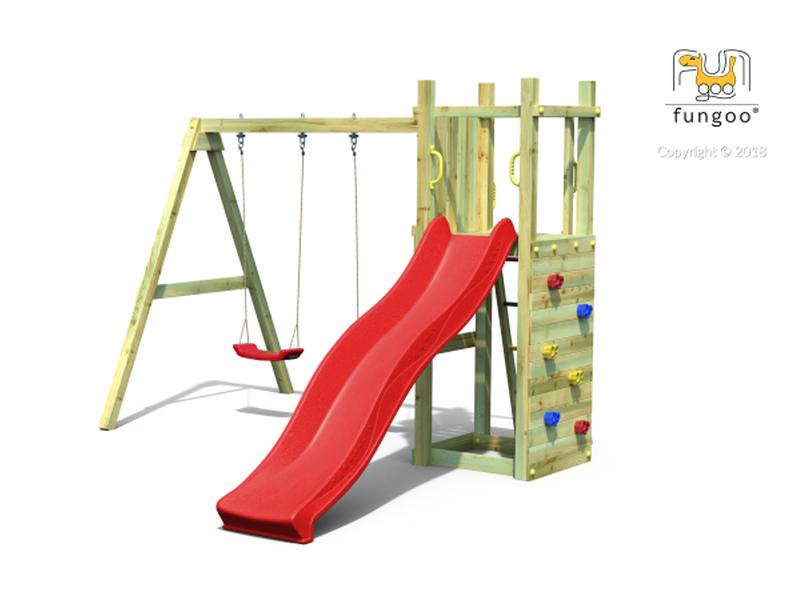FUNGOO FUNNY 3 mit Doppelschaukel / NADELHOLZ KDI