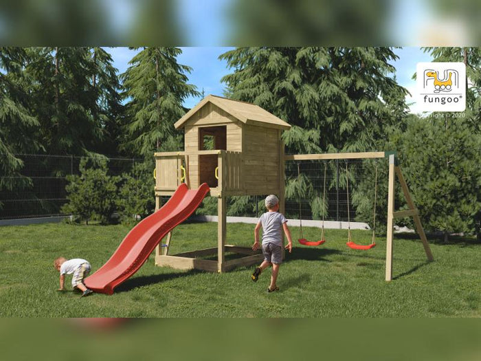 FUNGOO GALAXY S mit Doppelschaukel / NADELHOLZ KDI