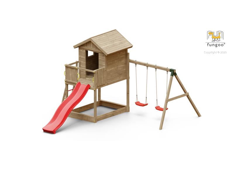 FUNGOO GALAXY S mit Doppelschaukel / NADELHOLZ KDI
