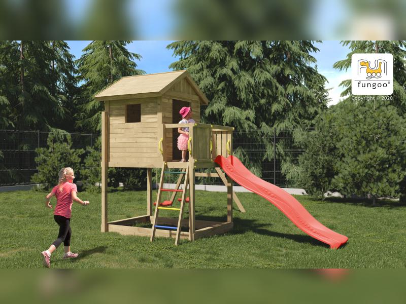 FUNGOO GALAXY S mit Doppelschaukel / NADELHOLZ KDI