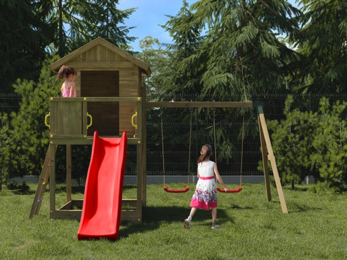 FUNGOO GALAXY S mit Doppelschaukel / NADELHOLZ KDI