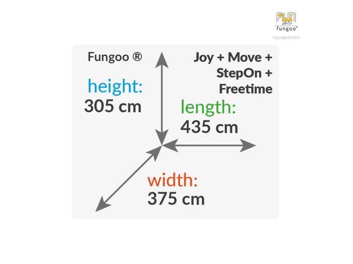 FUNGOO JOY Move+ Step On Free Time / NADELHOLZ teak impr.