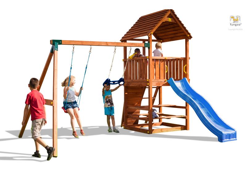 FUNGOO JOY Move+ Step On Free Time / NADELHOLZ teak impr.