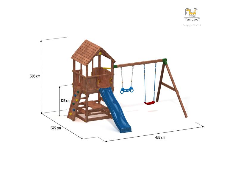 FUNGOO JOY Move+ Step On Free Time / NADELHOLZ teak impr.